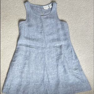 Linen mini dress M